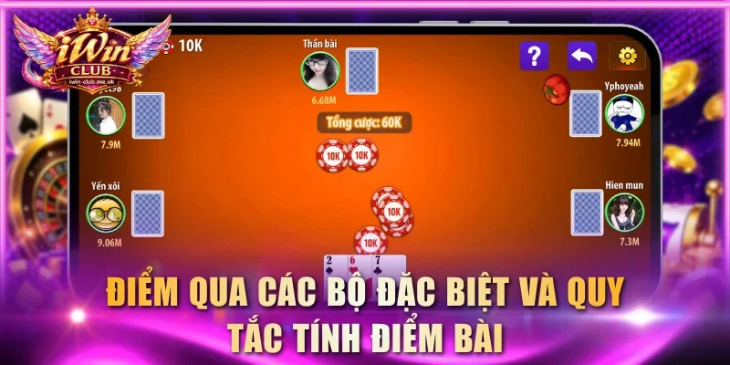 Điểm qua các bộ đặc biệt và quy tắc tính điểm bài