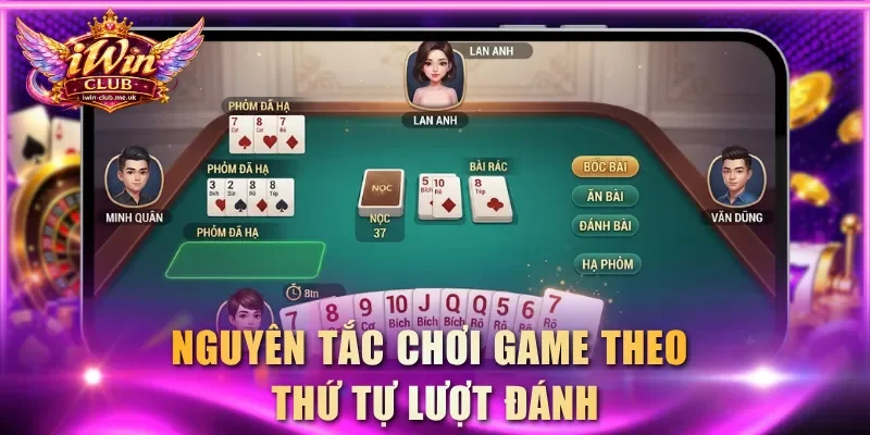 Nguyên tắc chơi game theo thứ tự lượt đánh