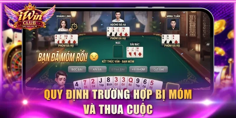 Quy định trường hợp bị móm và thua cuộc