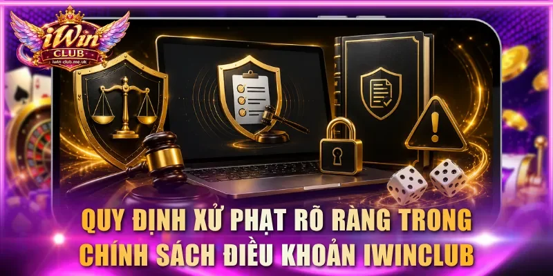 Quy định xử phạt rõ ràng trong chính sách điều khoản IWINCLUB