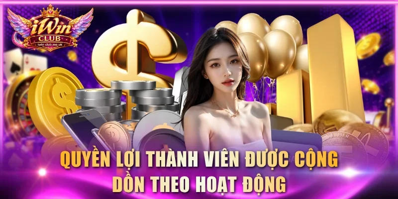 Quyền lợi thành viên được cộng dồn theo hoạt động